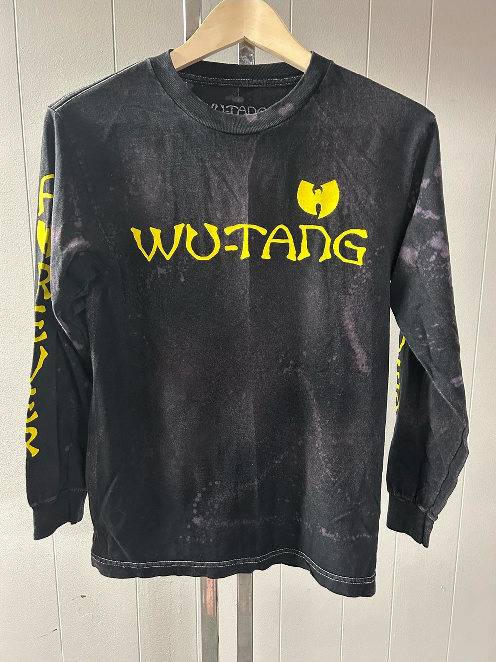 Wu-Tang Clan Black Long Sleeve Logo Tee